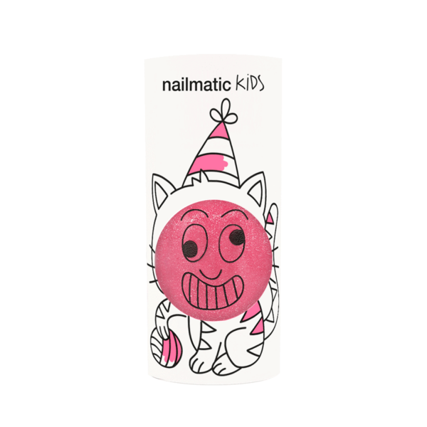 Nailmatic Kids Nagellack Kitty Candy Pink Glitter