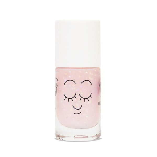 Nailmatic Kids Polly Clear Pink Glitter
