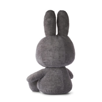 Miffy Kuscheltier Hase Cord Grau, 50 cm