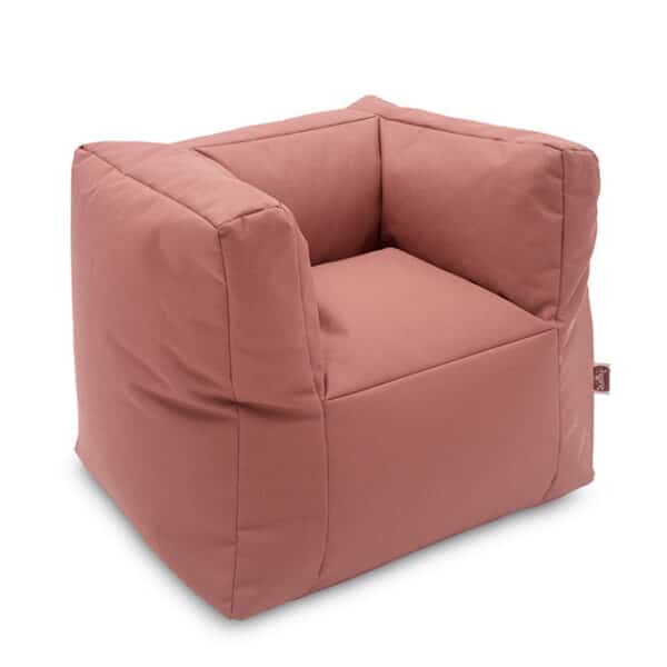 Jollein Kinder Sessel Sitzsack Altrosa