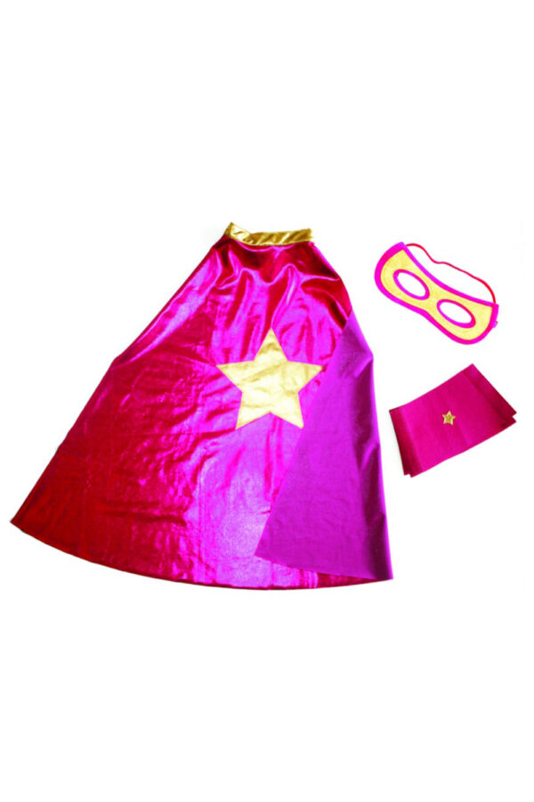 Ratatam Superhelden Kostüm Set pink