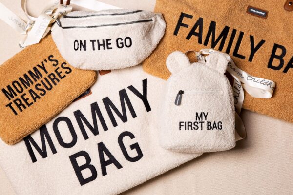 Childhome Kinder Rucksack 'My First Bag' Teddy weiß Family Bag Mommy Bag