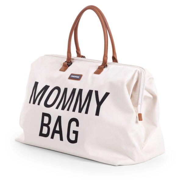 Childhome Wickeltasche Mommy Bag creme seitlich