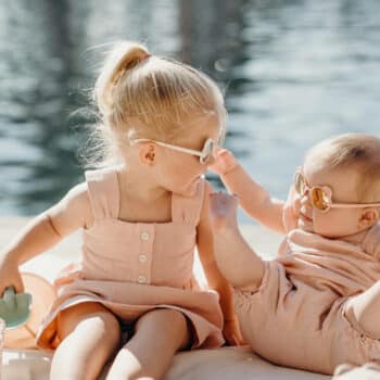 Ki ET LA Kinder und Baby Sonnenbrille Hellrosa