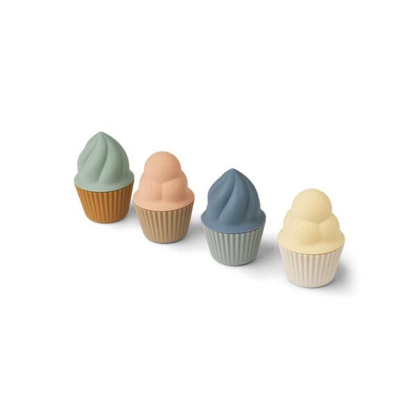 Cupcake Formen aus Silikon blau Liewood