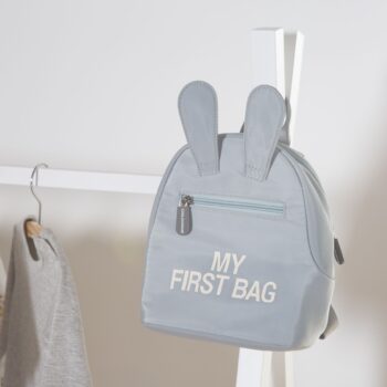 Kinderrucksack 'My First Bag' mit niedlichen Hasenohren grau von Childhome
