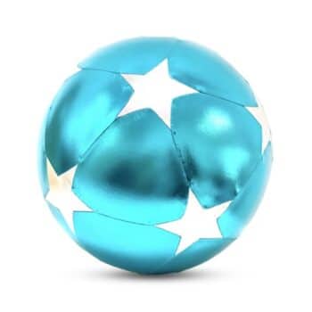 Ball Türkis Silber mit Sternen von Ratatam