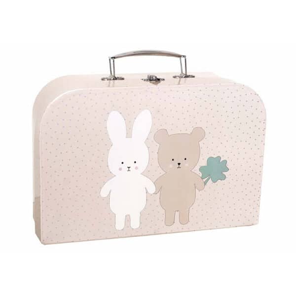 Tee-Set Teddy & Bunny mit Koffer von Jabadabado