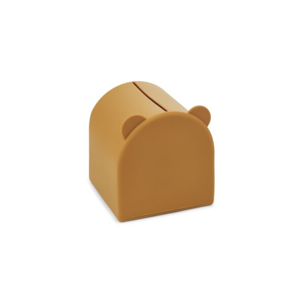 Toilettenpapier-Box Pax aus Silikon in golden caramel von Liewood