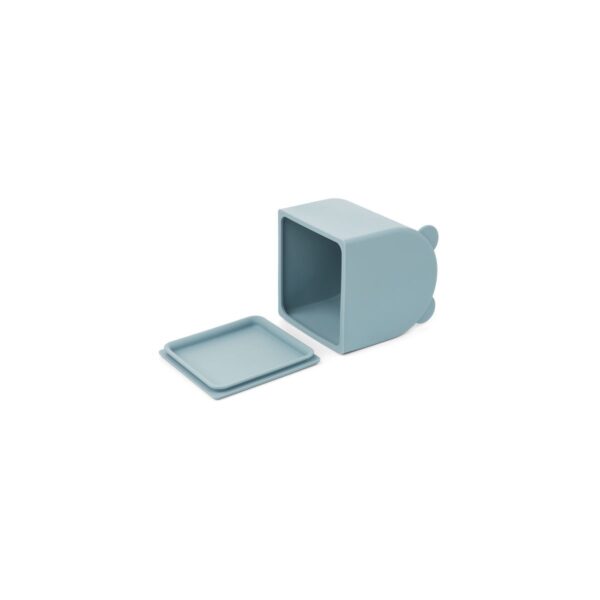 Toilettenpapier-Box Pax aus Silikon in hellblau von Liewood