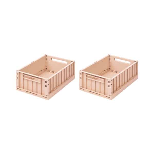 Aufbewahrungsbox Weston 2er Set Medium in rose