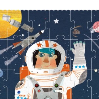 LONDJI Pocket Puzzle 'Astronaut' mit Sonnensystem ab 3 Jahren