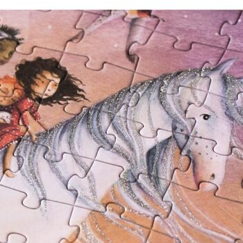 LONDJI Glitzer Puzzle 'My unicorn' mit Einhorn ab 8 Jahren