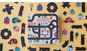 Londji Spiel & Puzzle mit Straßen und Autos