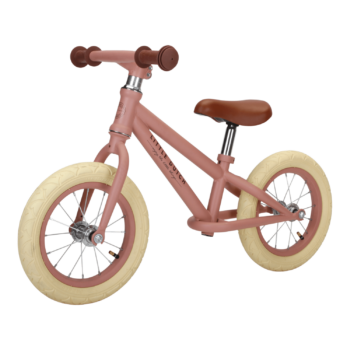 Little Dutch Kinder Laufrad matt pink im Retro Stil
