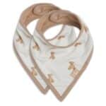 Jollein Bandana 2er Set Teddy Bear aus Bio Baumwolle