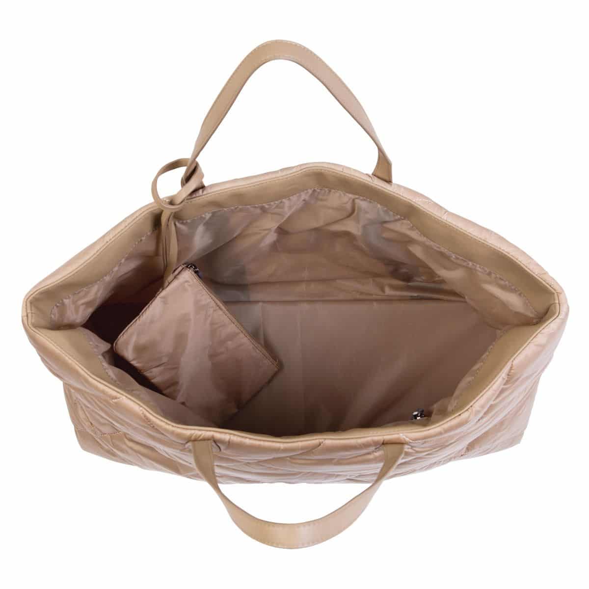 Childhome Family Bag Wickeltasche gesteppt in beige