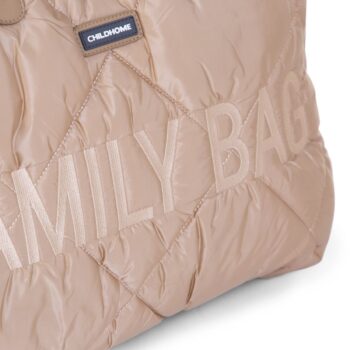 Childhome Family Bag Wickeltasche gesteppt in beige