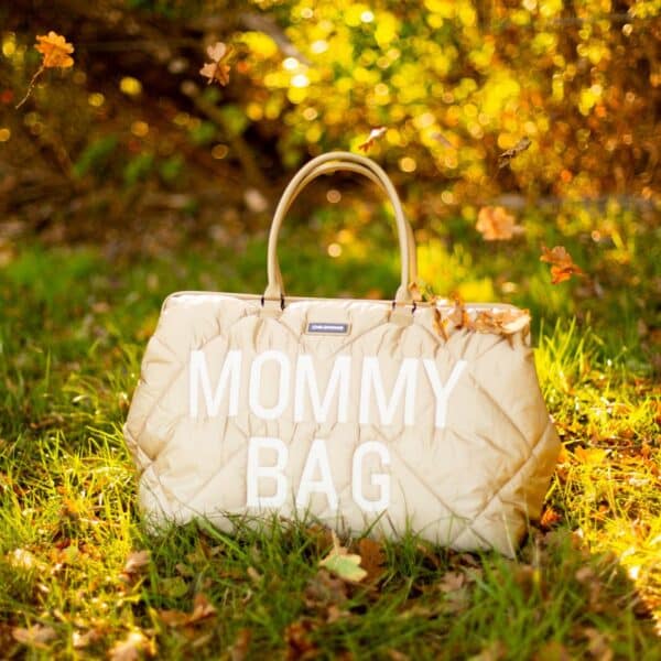 Childhome Mommy Bag Wickeltasche gesteppt in beige