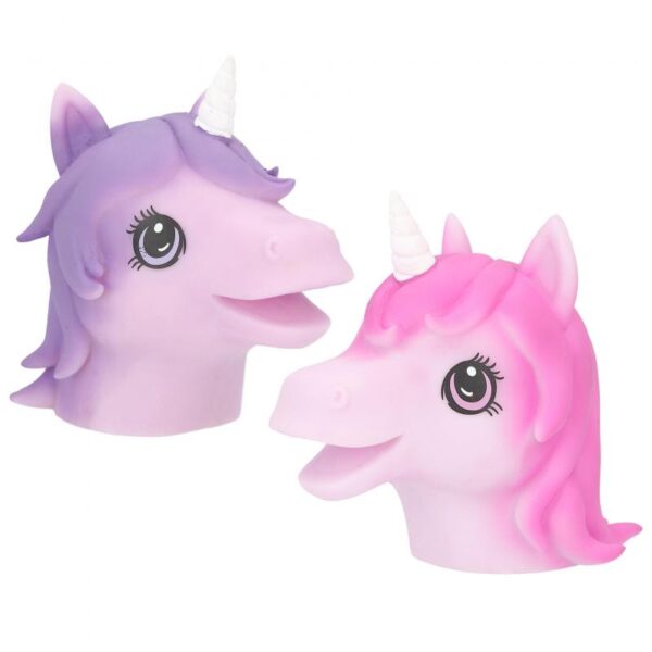 Ylvi Handpuppe Einhorn in rosa und lila