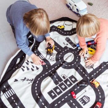 Play & Go 2in1 Spielzeugsack & Spieldecke Straßenkarte Roadmap