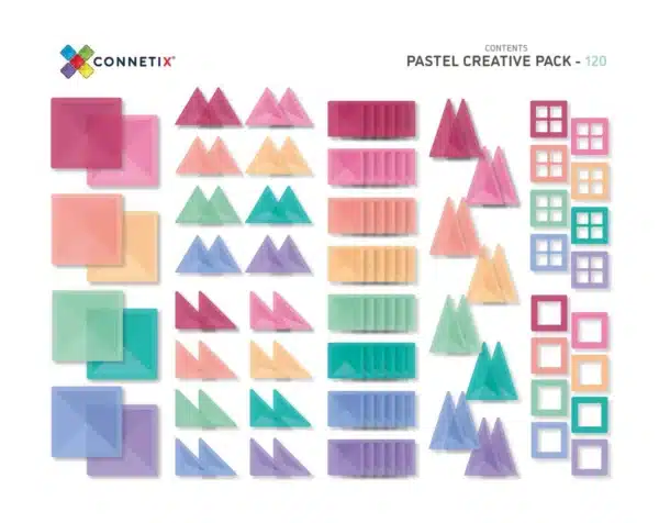 Connetix magnetische Bausteine Creative Pack Pastel