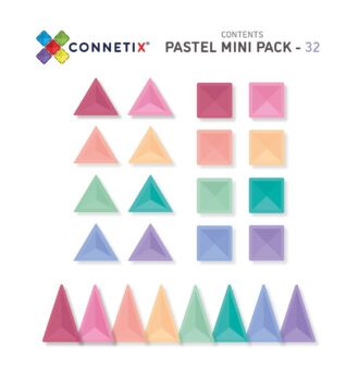 Connetix magnetische Bausteine Pastel Mini Pack 32-teilig