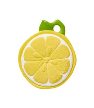 Oli & Carol Baby Kauspielzeug & Schnullerersatz Zitrone John Lemon aus Naturkautschuk