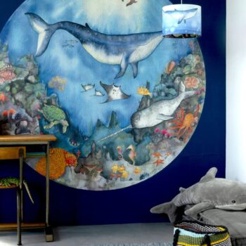 Hartendief Kinderzimmer Deckenleuchte 'Tief ins Meer' mit Meerestieren
