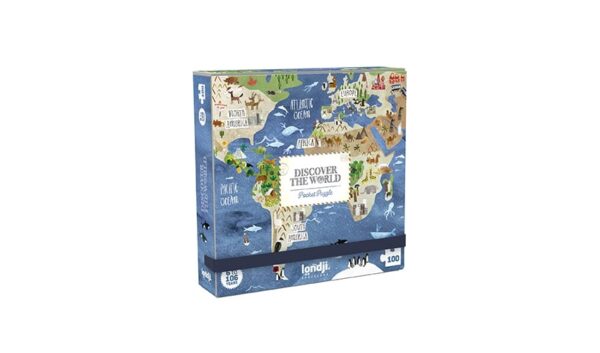 Londji Pocket Puzzle 'World' Weltkarte