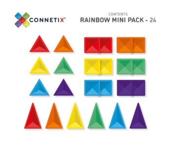 Connetix magnetische Bausteine Rainbow Mini Pack 24-teilig