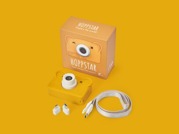 Hoppstar Kinderkamera Rookie in Honey mit 16 Gb Speicherkarte