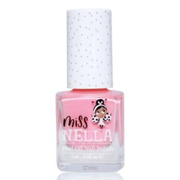 Miss Nella Kinder Nagellack Peel Off Cheeky Bunny in hellrosa mit Glitzer