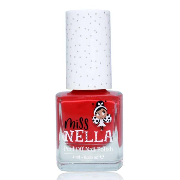 Miss Nella Kinder Nagellack Peel Off Cherry Macaroon in rot