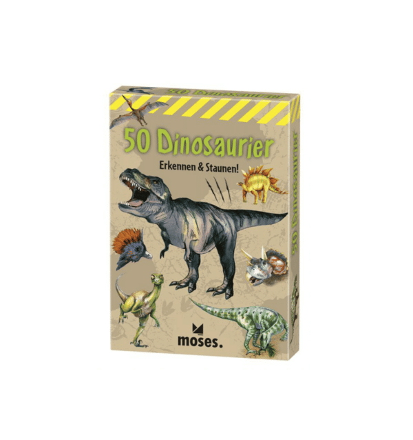 Moses Wissenskarten - 50 Dinosaurier
