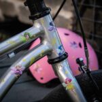 Farbviereck Fahrradsticker Feen für Fahrrad, Roller und Helm
