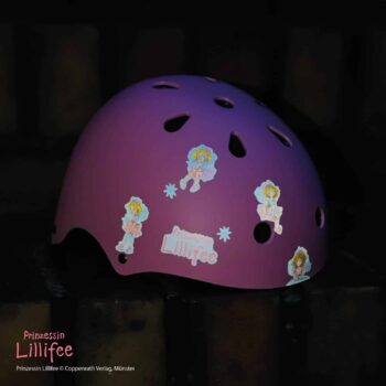 Farbviereck Fahrradsticker Prinzessin Lillifee Reflex für Fahrrad, Roller und Helm