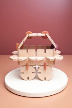Bavvic Holzbausteine für Kinder Builder Set 48-teilig