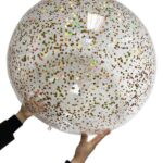 Jumbo Fun Ballon Ball Glitzer