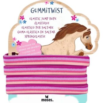 Moses Gummi Twist Pferde in Pink