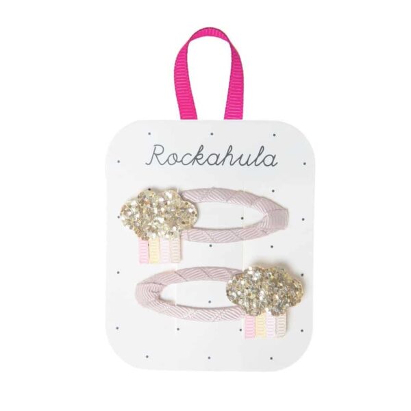 Rockahula Kids Haarspangen Set Rainy Clouds