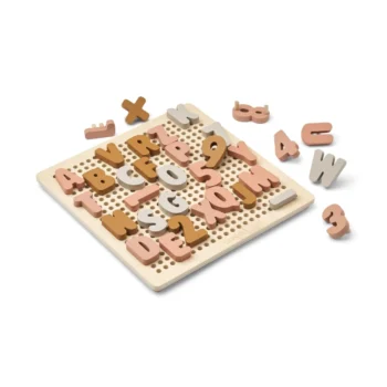 Liewood ABC Puzzle Holzspielzeug Ainsley in tuscany rose multi mix
