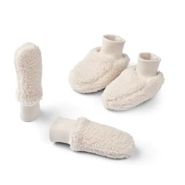 Liewood Babyschuhe & Handschuhe Set Osman Teddy sandy