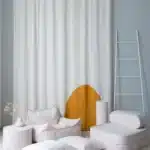 Wigiwama Kinder Klappsessel aus Cord in Marshmallow weiß – Bild 3