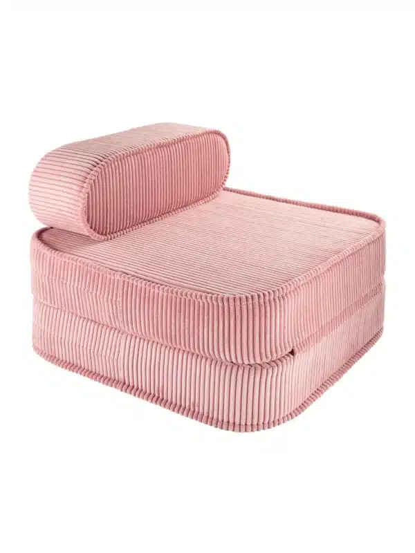 Wigiwama klappbarer Sessel aus Cord in Pink Mousse