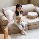 Wigiwama Kinder Spiel Sofa Settee aus Teddy Biscuit – Bild 5