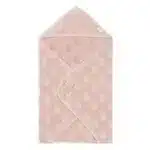 Jollein Kapuzenhandtuch Frottee 75x75cm Miffy Jacquard Wild Rose – Bild 2