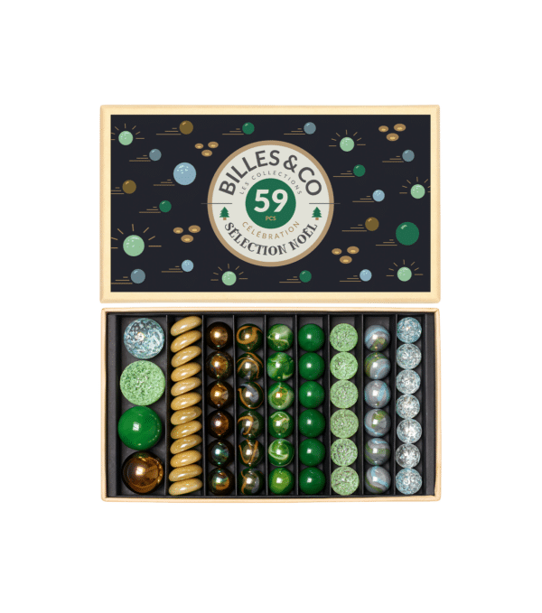 Billes & Co. Murmeln Box Noel - mit nachtleuchtenden Kugeln