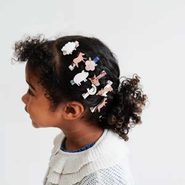 Mimi & Lula Haarspangen 8er Set Pferde Mini Clips – Bild 2