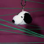 Bon Ton Toy Snoopy Schlüsselanhänger Teddy weiß 4,5 cm – Bild 3
